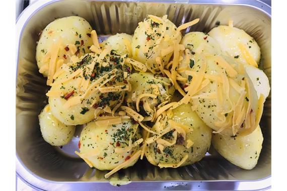 Garlic Baby Potatoes