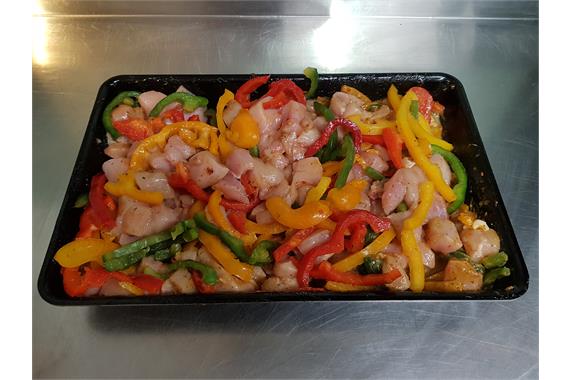 Butcher Garlic  Chicken Stir Fry
