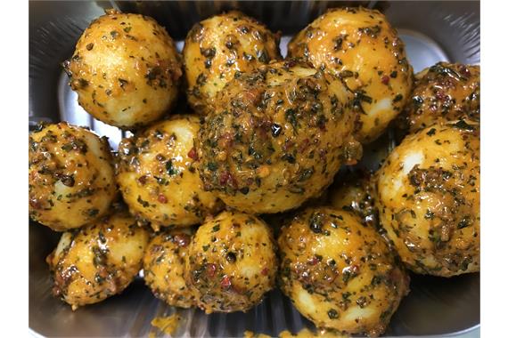Pepper and Wild Garlic Baby Potatoes