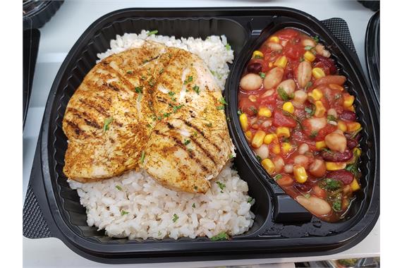High Protein Grilled Chicken Dinner