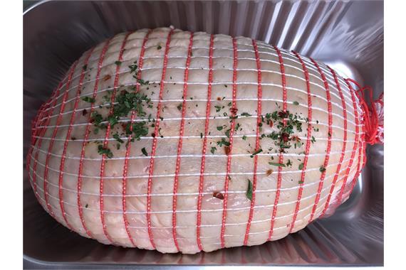 Stuffed Boned and Rolled Chicken