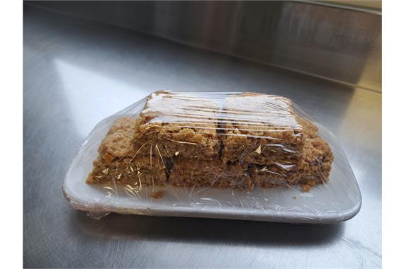 Orange flapjack 
