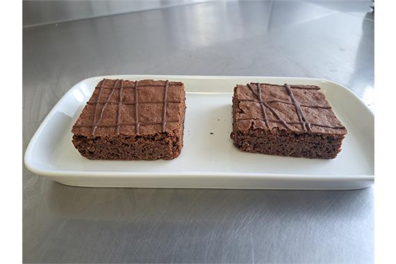 Belgian chocolate brownie