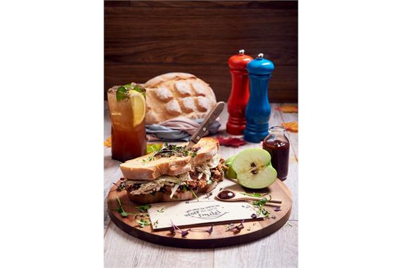 Bourbon BBQ Pulled Pork On Sourdough