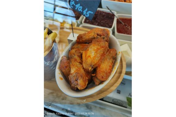 BBQ Chicken Wings Cooked 1kg