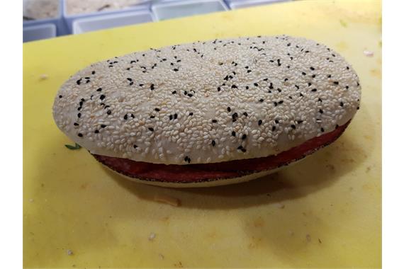 Oval Panini - Salami
