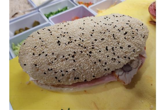Oval Panini - Chicken & Ham