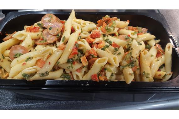 Hot Pepperoni Pasta