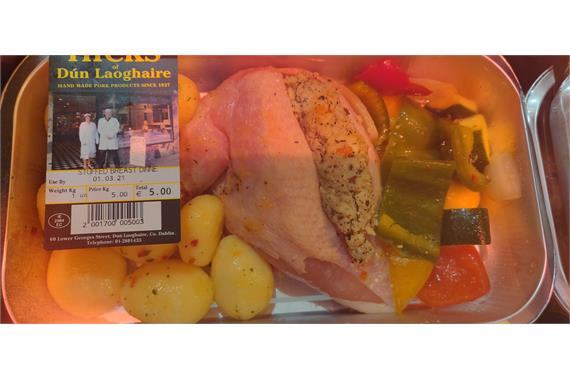 Stuffed Chicken Dinner